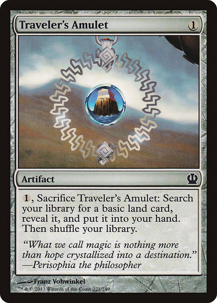Amulette du voyageur (THS-221) - Feuille de Theros 