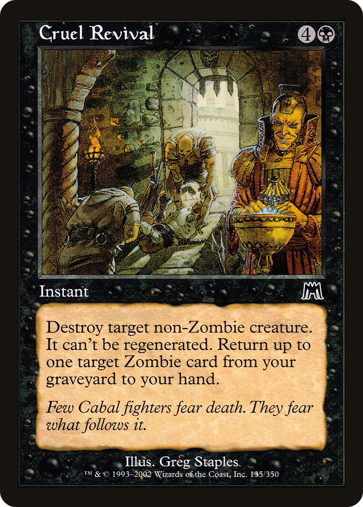 Cruel Revival (ONS-135) - Onslaught Foil 
