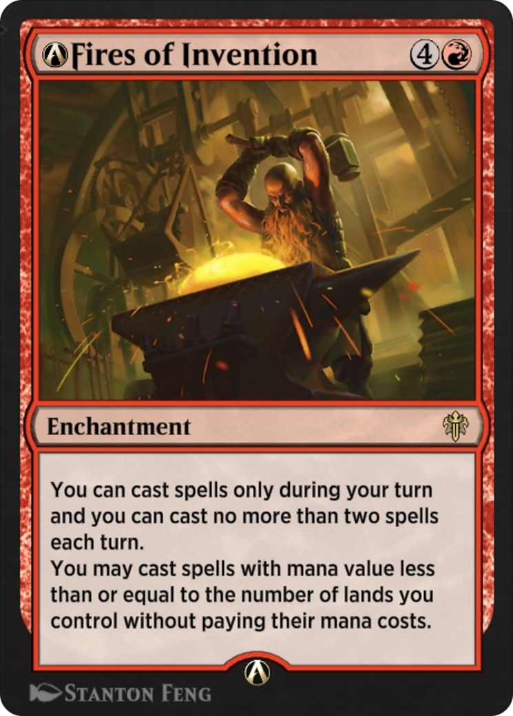 A-Fires of Invention (ELD-A-125) - Trône d'Eldraine 