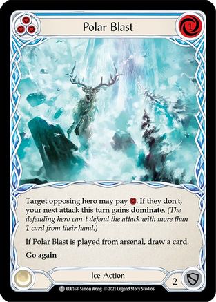 Polar Blast (Bleu) (ELE168) - Tales of Aria 1re édition 
