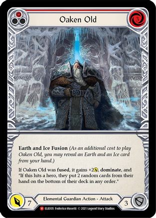 Oaken Old (ELE005) - Tales of Aria 1re édition Rainbow Foil 
