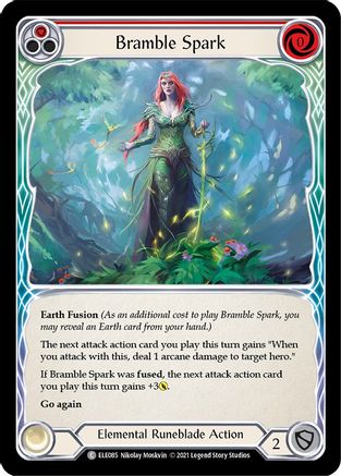 Bramble Spark (rouge) (ELE085) - Tales of Aria 1re édition Rainbow Foil 