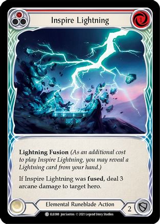 Inspire Lightning (Rouge) (ELE088) - Tales of Aria, 1re édition 