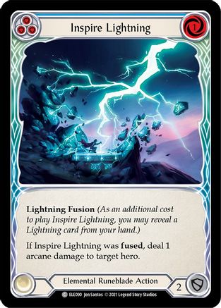 Inspire Lightning (Bleu) (ELE090) - Tales of Aria Édition illimitée Arc-en-ciel 