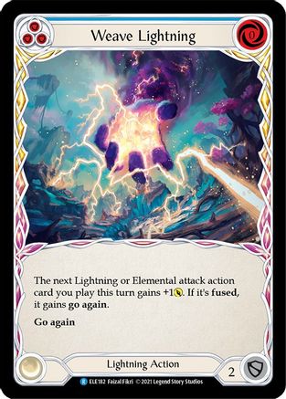 Tissage de foudre (bleu) (ELE182) - Tales of Aria Édition illimitée Arc-en-ciel 