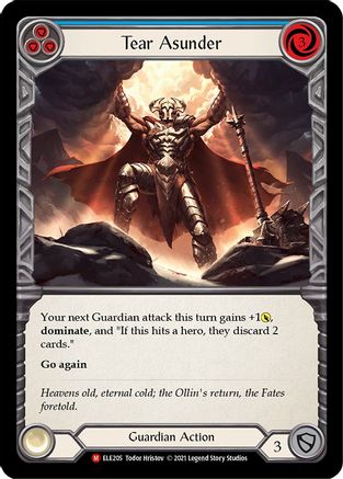 Tear Asunder (ELE205) - Tales of Aria, 1re édition 