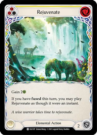 Rejuvenate (Yellow) (ELE107) - Tales of Aria Unlimited Edition
