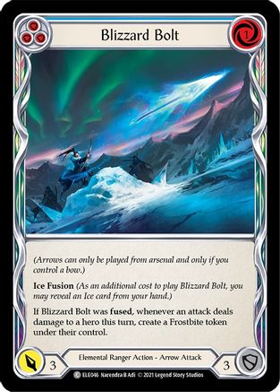 Blizzard Bolt (bleu) (ELE046) - Tales of Aria Édition illimitée Arc-en-ciel 