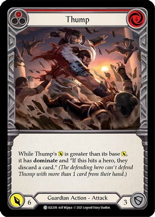 Coup (rouge) (ELE209) - Tales of Aria Édition illimitée Rainbow Foil 