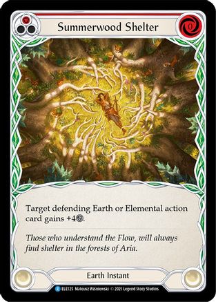 Abri de Summerwood (rouge) (ELE125) - Tales of Aria Édition illimitée Arc-en-ciel 