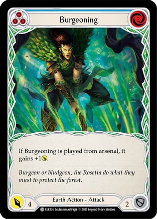 Burgeoning (Bleu) (ELE136) - Tales of Aria Édition illimitée Arc-en-ciel 