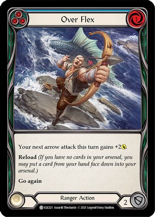 Over Flex (Bleu) (ELE221) - Tales of Aria 1re édition Rainbow Foil 