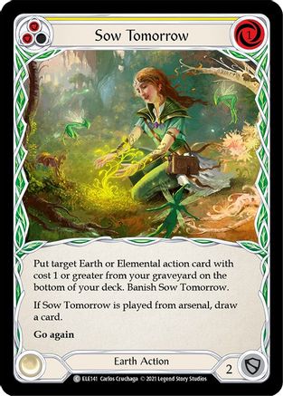 Sow Tomorrow (Yellow) (ELE141) - Tales of Aria Unlimited Edition