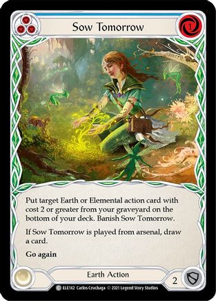 Sow Tomorrow (Blue) (ELE142) - Tales of Aria 1st Edition