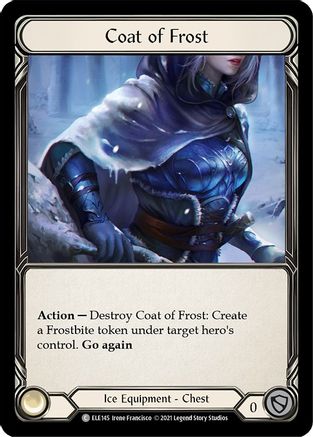 Manteau de givre (ELE145) - Tales of Aria, 1re édition, Cold Foil 
