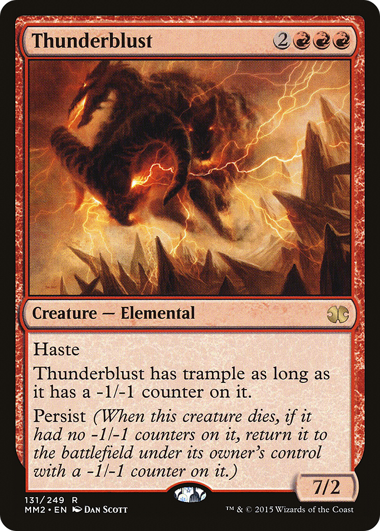Thunderblust (MM2-131) - Modern Masters 2015 Foil