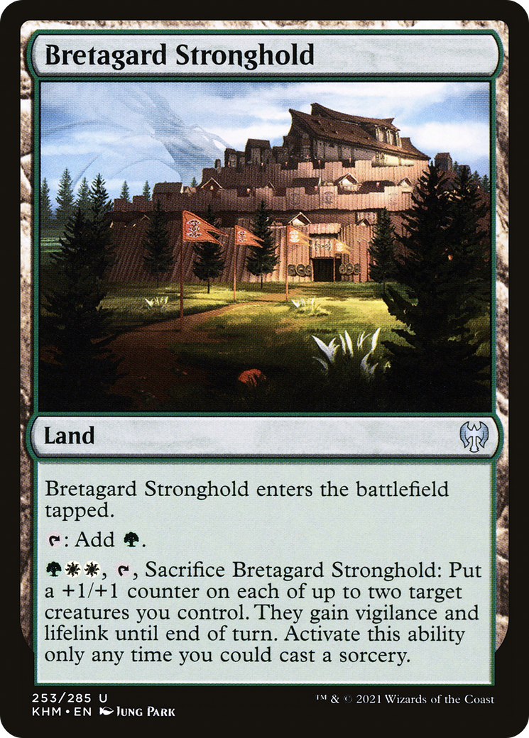 Forteresse de Bretagard (KHM-253) - Feuille de Kaldheim 