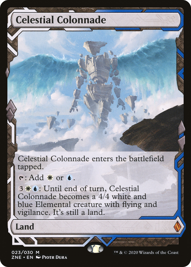 Colonnade céleste (ZNE-023) - Zendikar Rising Expeditions Foil 