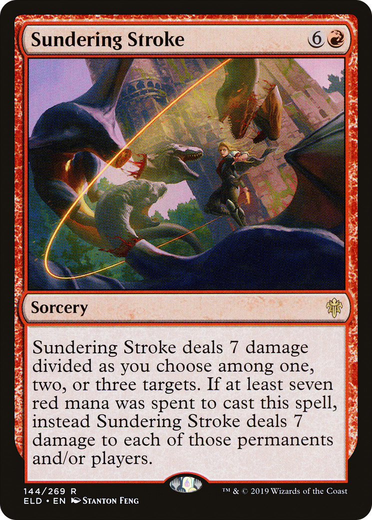 Sundering Stroke (ELD-144) - Throne of Eldraine Foil
