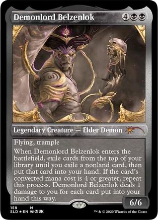 Demonlord Belzenlok (Foil Etched) (SLD-159) - Secret Lair Drop Series Foil