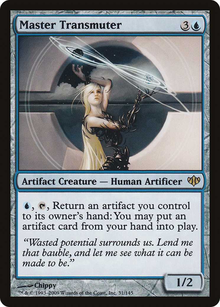 Maître Transmutateur (CON-031) - Feuille de Conflux 