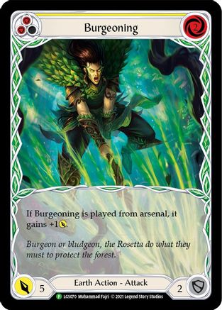 En plein essor (jaune) - LGS070 (LGS070) - Chair et sang : cartes promotionnelles Rainbow Foil 