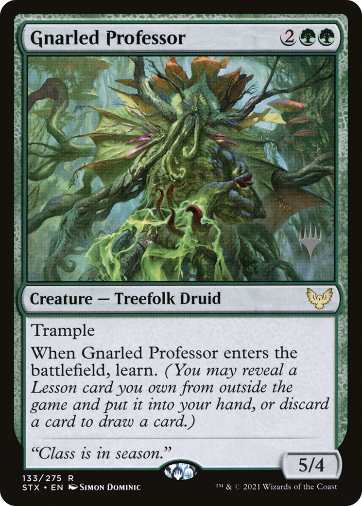 Gnarled Professor (PPSTX-133P) - Strixhaven: School of Mages Promos Foil