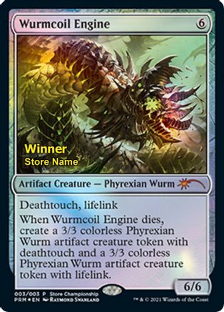 Wurmcoil Engine (Winner) (GAME-003) - Game Day & Store Championship Promos Foil