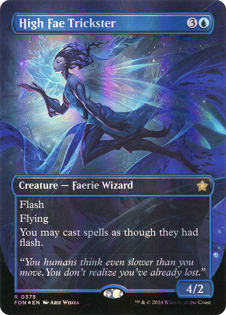 High Fae Trickster (FDN-375) - Fondations (sans bordure) Foil 
