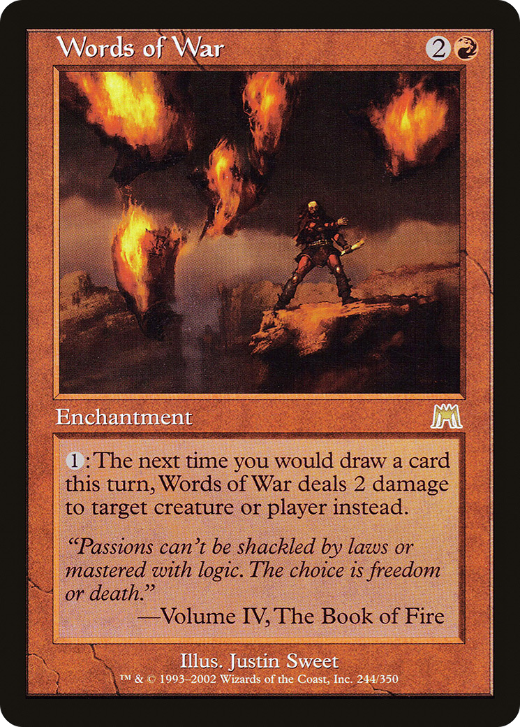 Paroles de guerre (ONS-244) - Onslaught Foil 