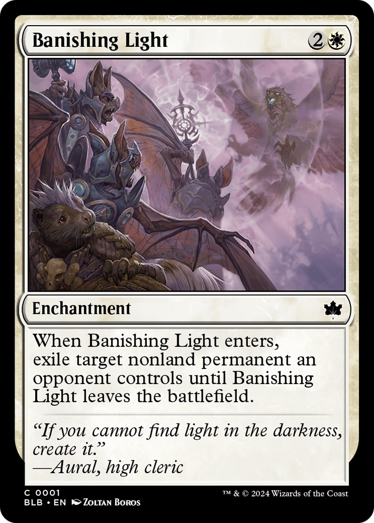 Bannir la lumière (BLB-001) - Bloomburrow Foil 
