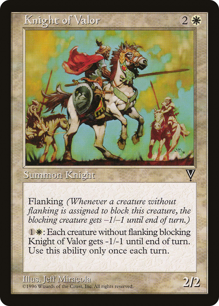 Chevalier de la Valeur (VIS-011) - Visions 