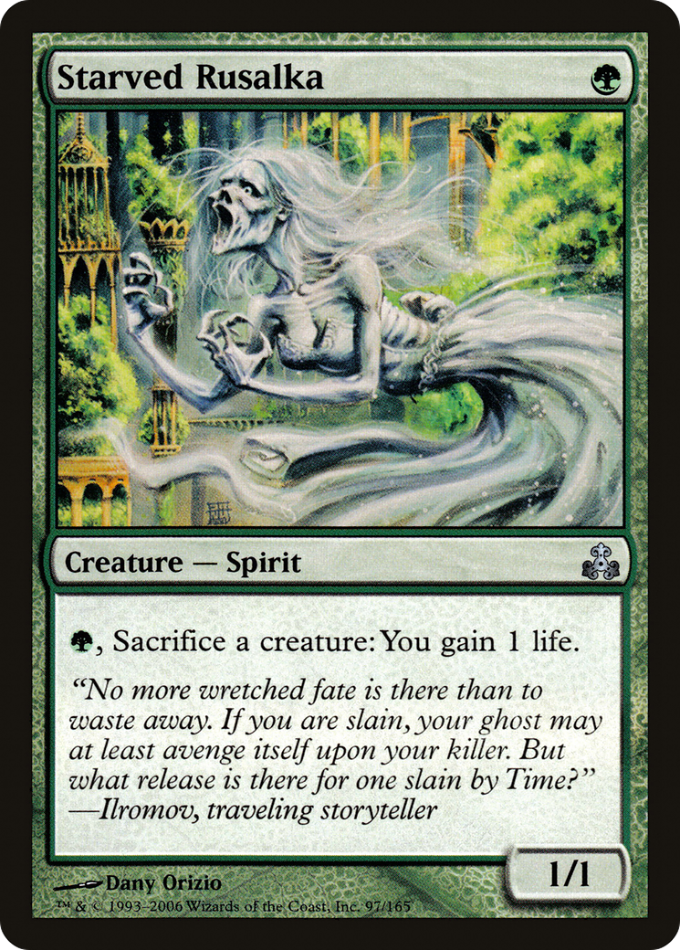 Rusalka affamée (GPT-097) – Feuille du Pacte des Guildes 