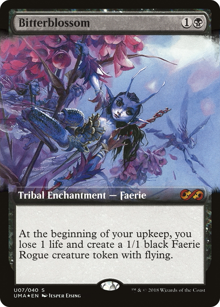 Bitterblossom (UMA:BT-0U7) - Ultimate Box Topper: (Extended Art) Foil