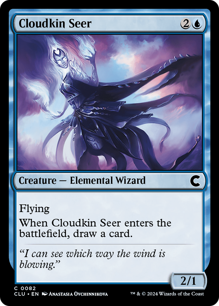 Cloudkin Seer (CLU-082) - Ravnica: Clue Edition 