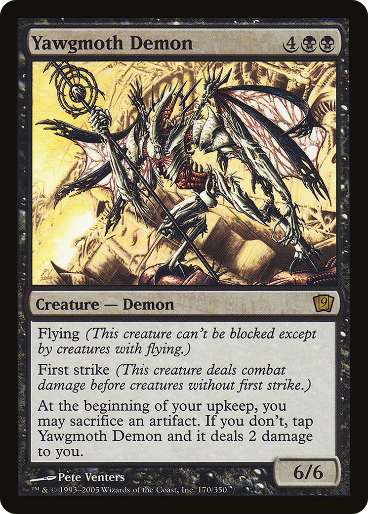 Yawgmoth Demon (9ED-170★) - Ninth Edition Foil