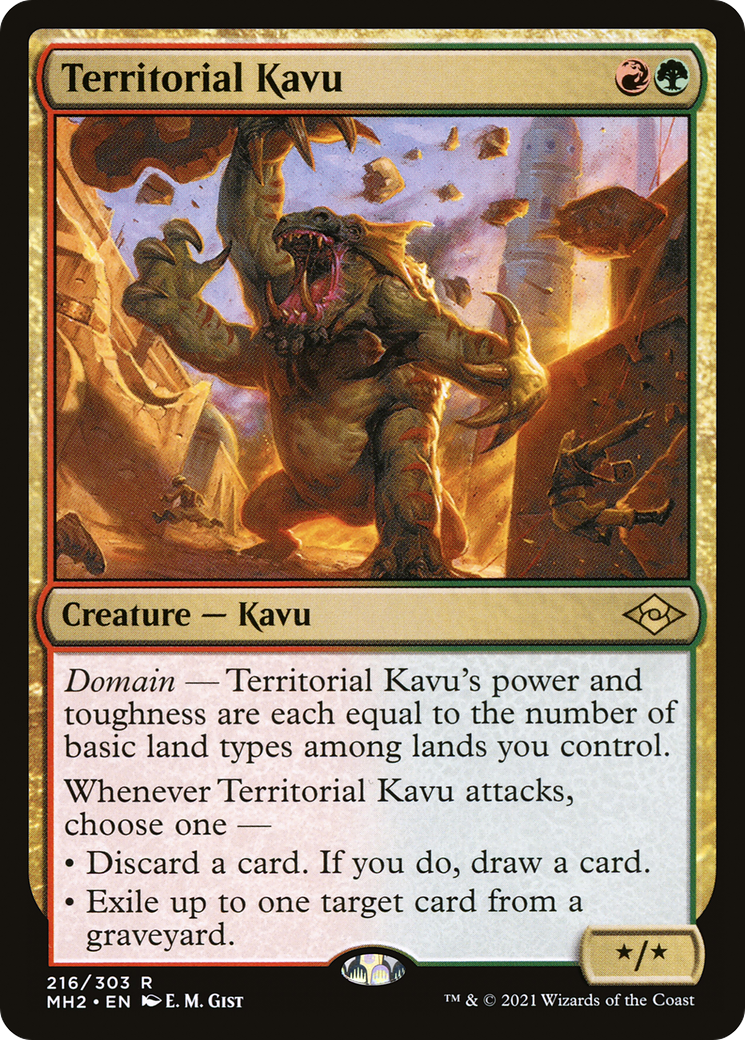 Kavu territorial (MH2-216) - Horizons modernes 2 (version foil) 