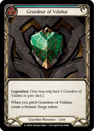 Grandeur de Valahai (EVR000) - Everfest 1ère édition Cold Foil 