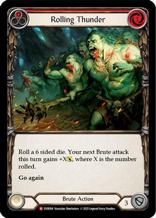 Rolling Thunder (EVR004) - Everfest 1ère édition Rainbow Foil 