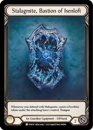 Stalagmite, Bastion d'Isenloft (EVR018) - Everfest 1re édition Cold Foil 