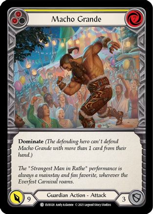 Macho Grande (Jaune) (EVR028) - Feuille arc-en-ciel Everfest 1re édition 