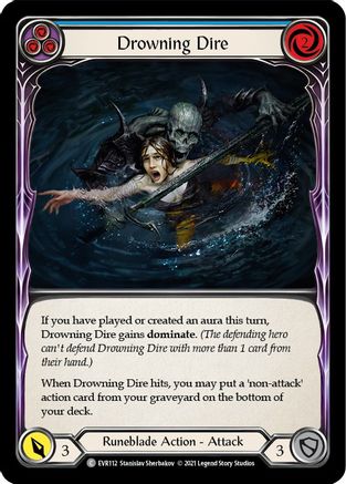 Drowning Dire (Bleu) (EVR112) - Everfest 1re édition 