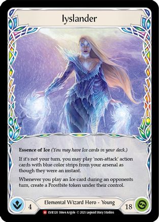 Iyslander (EVR120) - Feuille arc-en-ciel Everfest 1ère édition 