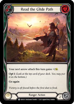 Lire le plan de vol (jaune) (EVR101) - Everfest 1ère édition Rainbow Foil 