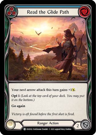 Lire le plan de vol (bleu) (EVR102) - Everfest 1ère édition Rainbow Foil 