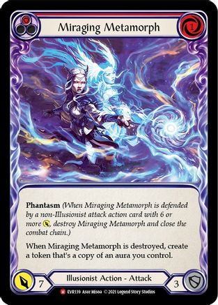 Miraging Metamorph (EVR139) - Feuille arc-en-ciel Everfest 1re édition 