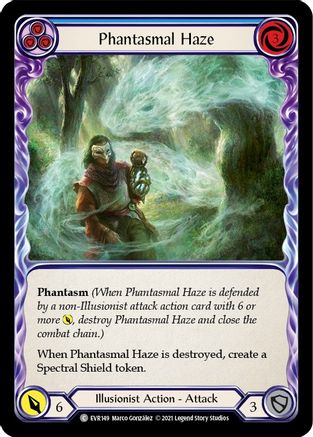 Phantasmal Haze (Bleu) (EVR149) - Everfest 1ère édition Rainbow Foil 