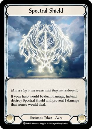 Bouclier spectral (EVR153) - Feuille arc-en-ciel Everfest 1re édition 