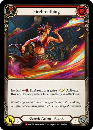 Cracheur de feu (EVR157) - Everfest 1ère édition Rainbow Foil 