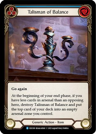 Talisman de l'équilibre (EVR188) - Everfest 1ère édition Cold Foil 